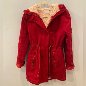 Long Red Jacket